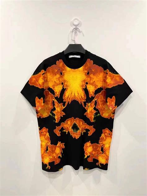givenchy pink flame shirt